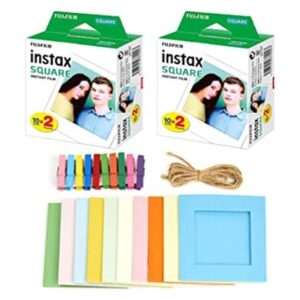 Fujifilm Instax Película instantánea cuadrada 2X 40_1