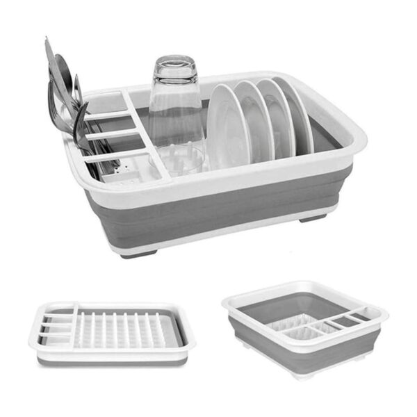 Escurridor de platos portátil para cocina cámper_1