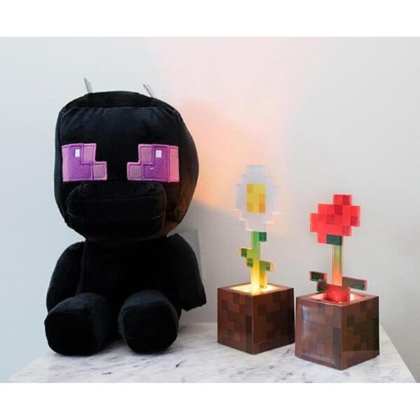 Minecraft Juego de 2 luces de humor para macetas de_4