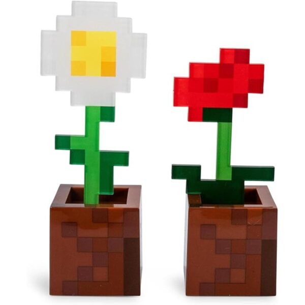 Minecraft Juego de 2 luces de humor para macetas de_1