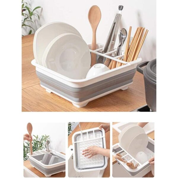 Escurridor de platos portátil para cocina cámper_4