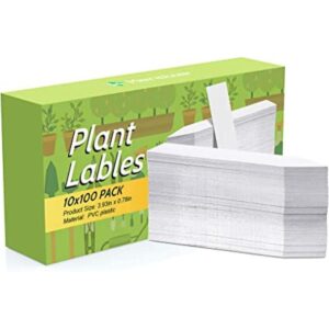 Kensizer 1000 etiquetas de plástico impermeables para