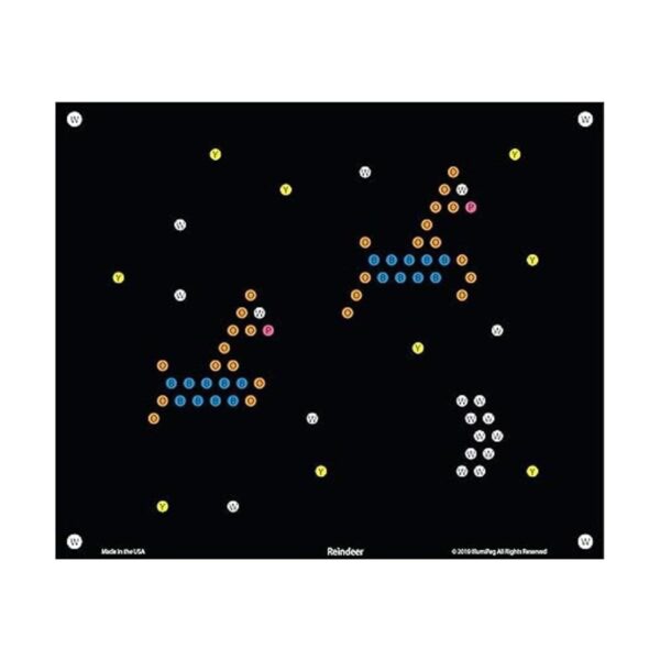 IllumiPeg Plantillas de repuesto navideñas para Basic Fun