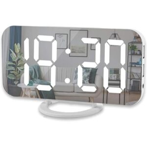 Reloj despertador digital pantalla LED grande de 6_1