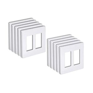 BESTTEN Paquete de 10 platos de pared sin tornillos de 2_1