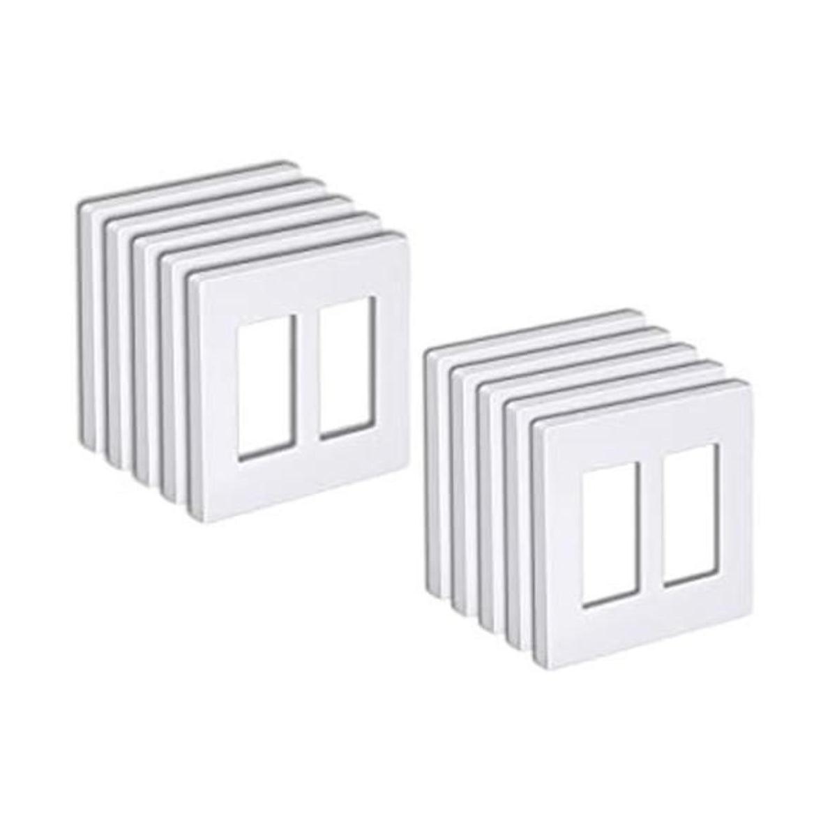 BESTTEN Paquete de 10 platos de pared sin tornillos de 2