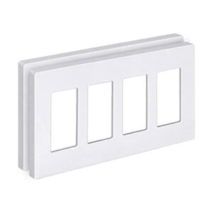 BESTTEN Placa de pared sin tornillos de 4 bandas serie_1