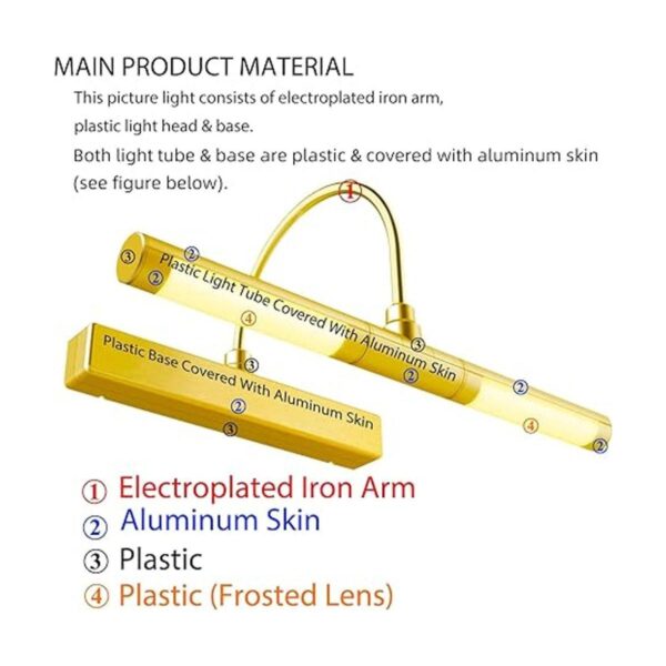 BIGLIGHT Luz de imagen LED brillante con mando a_2