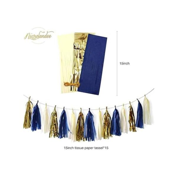 NICROLANDEE Kit de decoración para fiestas náuticas de_5