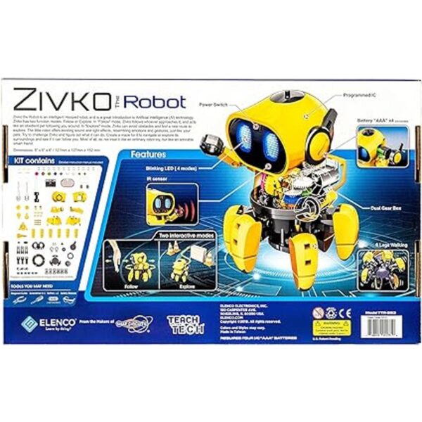 Elenco Teach Tech Zivko The Robot robot interactivo con_4