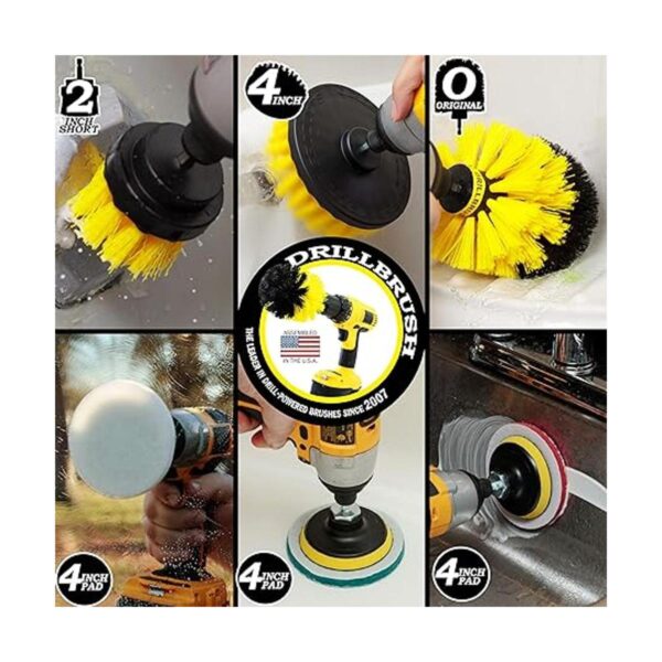 Drillbrush Juego de cepillos de limpieza eléctrica_2