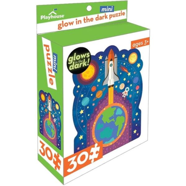 Playhouse Glow in the Dark Blast Off Mini rompecabezas_5
