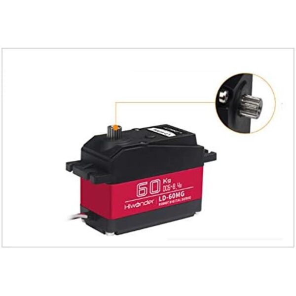 LewanSoul LD60MG 7.4V Servo digital de metal para robot_4