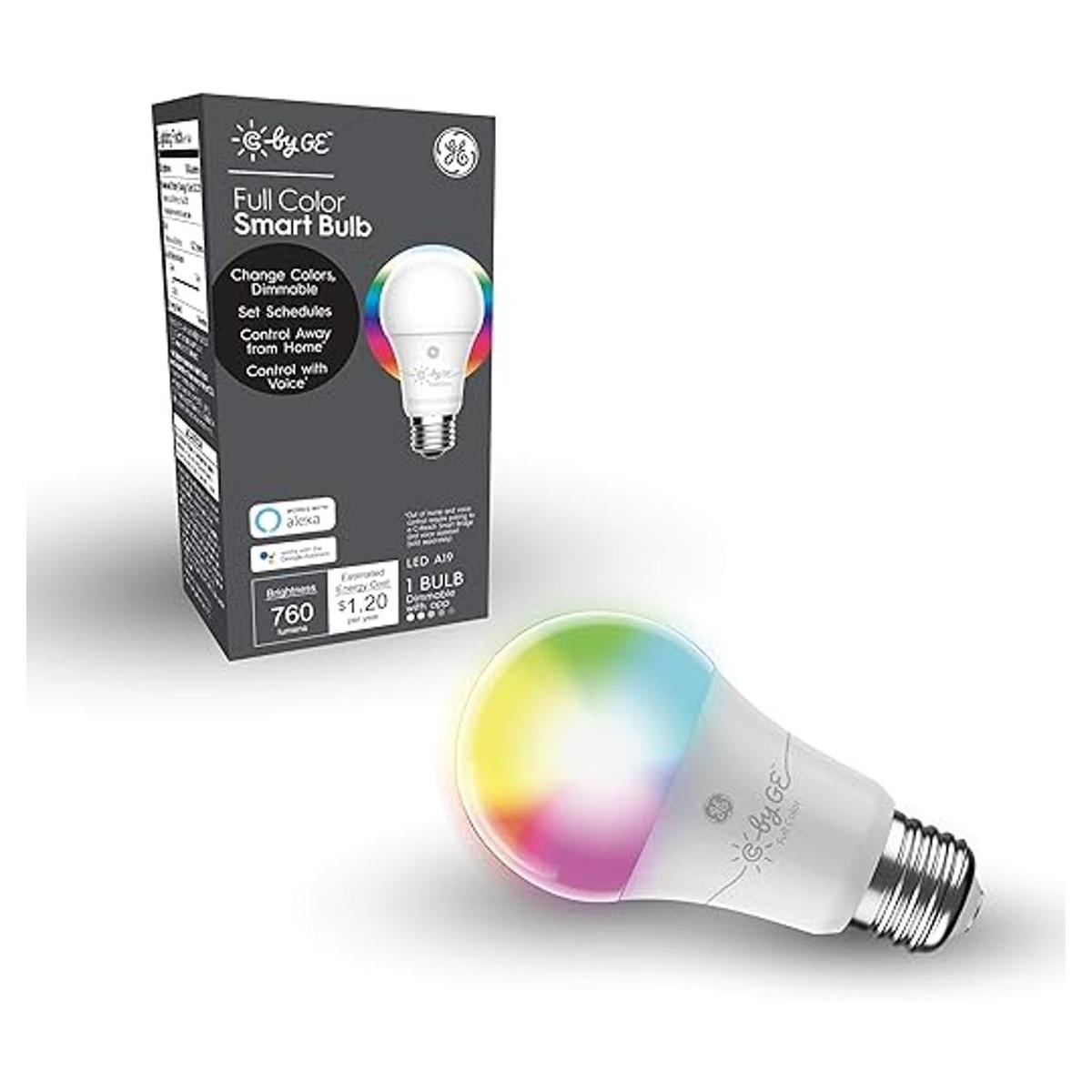 GE CYNC Bombilla LED inteligente a todo color