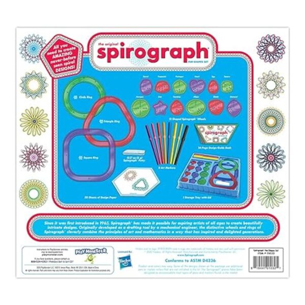 Juego de formas divertidas de Spirograph originales_5