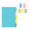 NUOBESTY 1 juego de 5 colores divisores índice clasificado_2