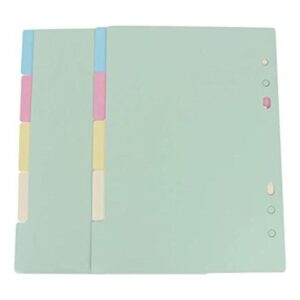NUOBESTY 1 juego de 5 colores divisores índice clasificado_1