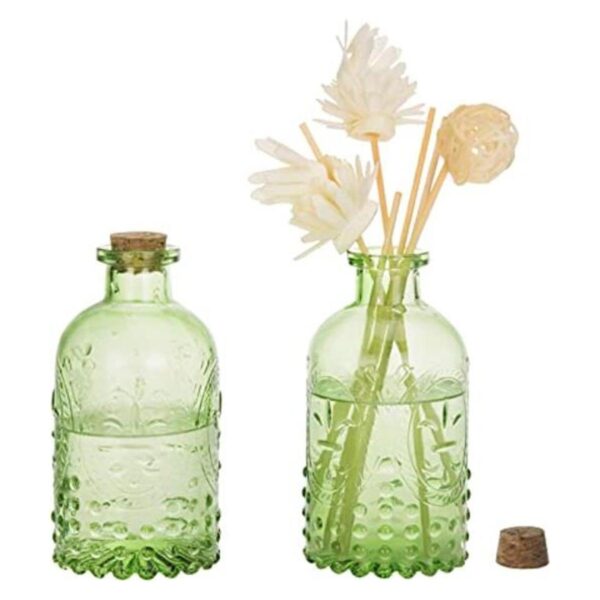 MyGift Botella difusora de varillas pequeña de vidrio_1