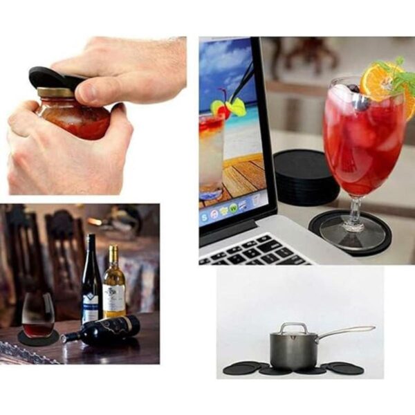 ENJOYPRO Posavasos para bebidas juego de 6 posavasos de