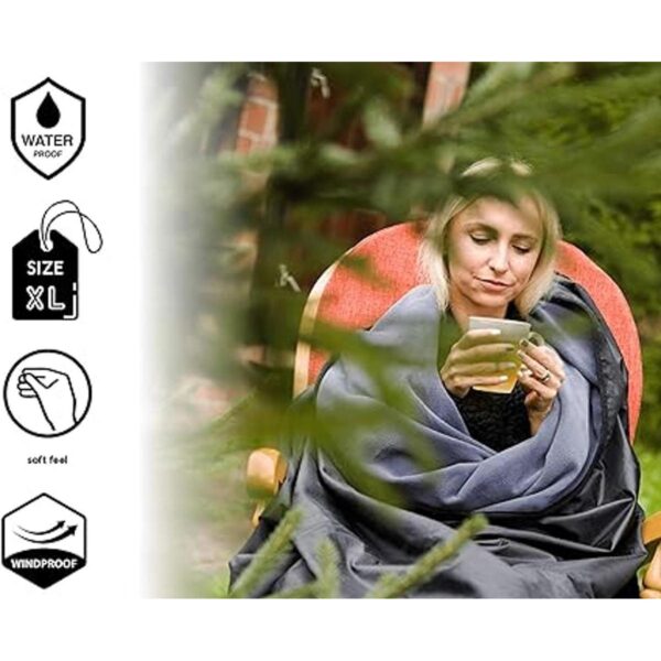 SUITEDNOMAD XL Manta de forro polar grueso resistente al_3