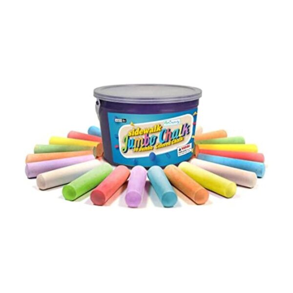 ArtCreativity Juego de tiza jumbo para acera en 7 colores_1