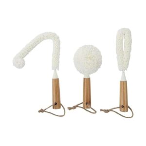 Lilys Home Decanter Set de cepillo de limpieza con asas_1