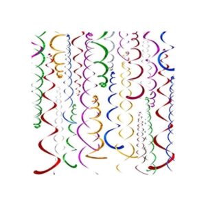 Bememo 84 piezas de remolinos colgantes para decoración de_1