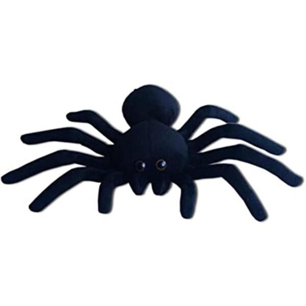 Peluche de araña negra coleccionable de 9 pulgadas con_1