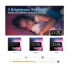 Despertador digital con pantalla LED grande con superficie_3