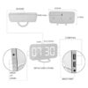 Despertador digital con pantalla LED grande con superficie_4