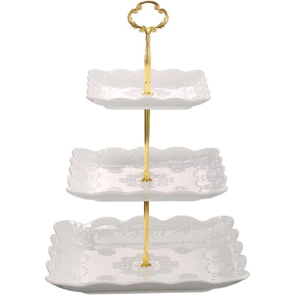 Sumerflos Soporte para cupcakes de porcelana de 3 niveles_1