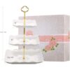 Sumerflos Soporte para cupcakes de porcelana de 3 niveles_3