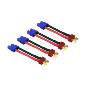 FLY RC 4 unids EC3 conector hembra adaptador a Deans_1