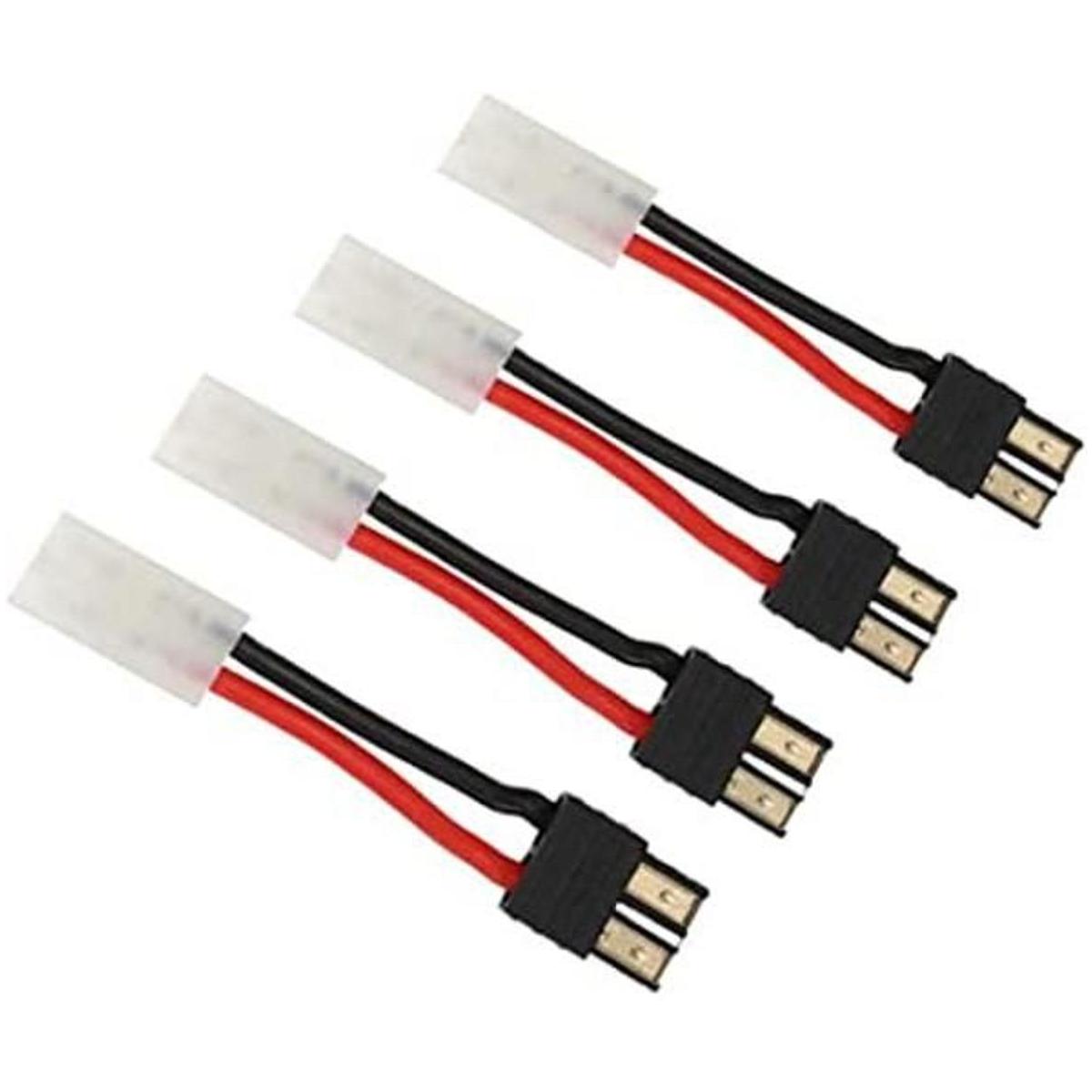 FLY RC 4 unids RC cargador de batería adaptador conector