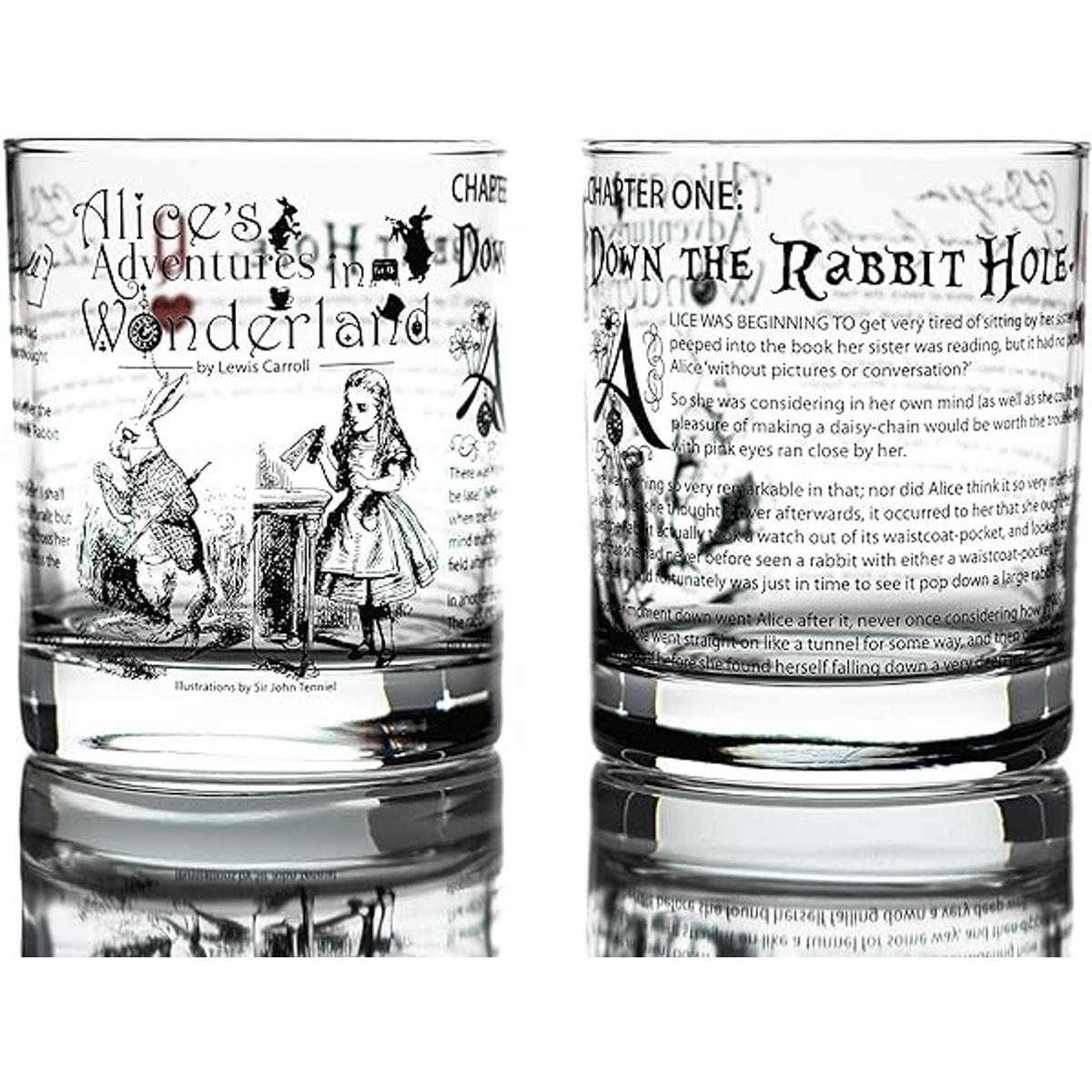 Greenline Goods Vasos de whisky Alicia en el país de las