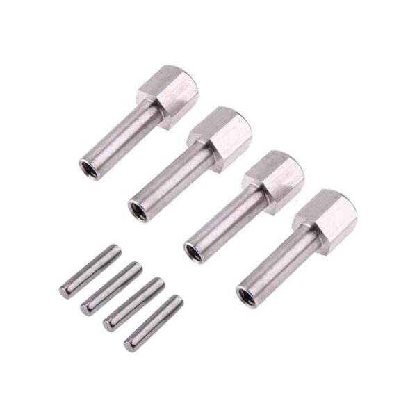 ShareGoo Juego de 4 adaptadores de aluminio de 0.472 in_6