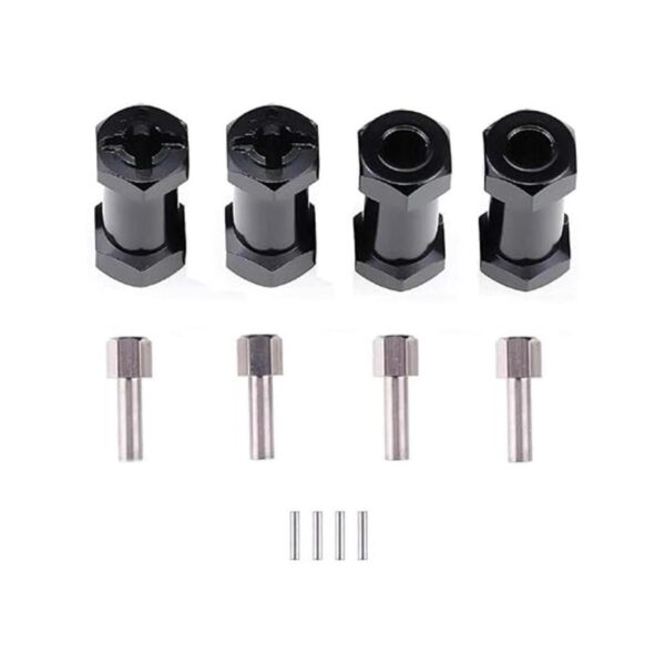 ShareGoo Juego de 4 adaptadores de aluminio de 0.472 in_2