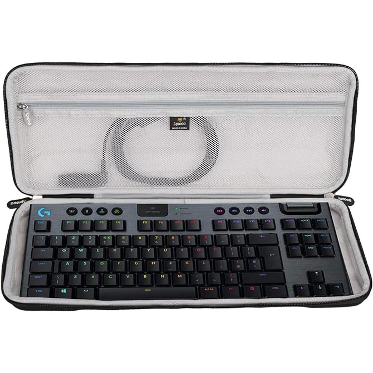 Aproca Funda rígida de viaje para Logitech G915 TKL