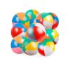 Coogam Bola de playa inflable clásica de color arco iris_1