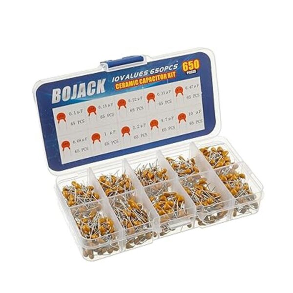 BOJACK Kit de condensadores de cerámica de 10 valores de_2
