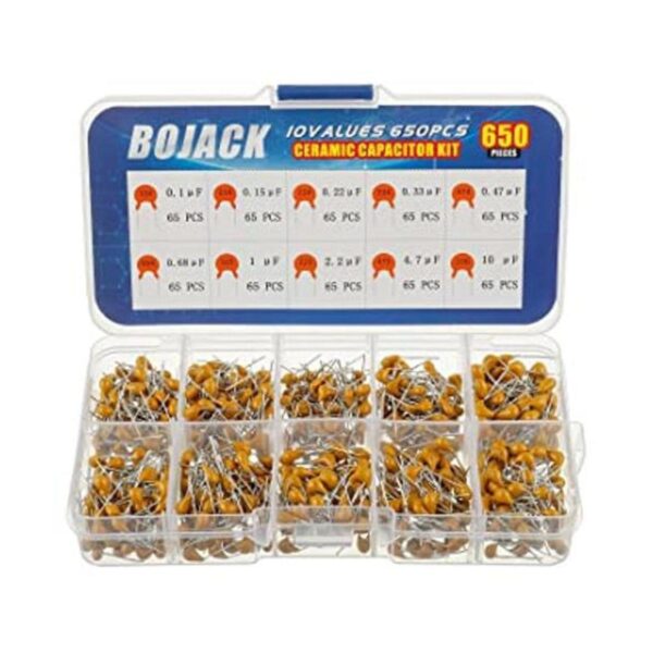 BOJACK Kit de condensadores de cerámica de 10 valores de_1