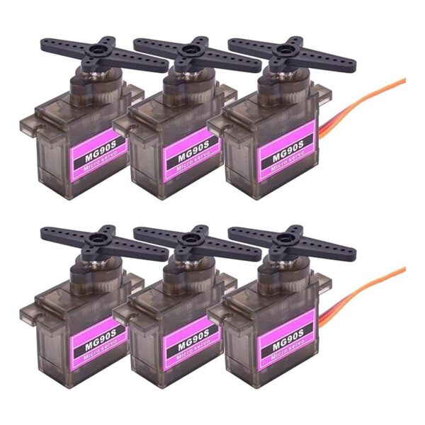 MG90S Servo Micro 9G servomotor de metal mejorado SG90