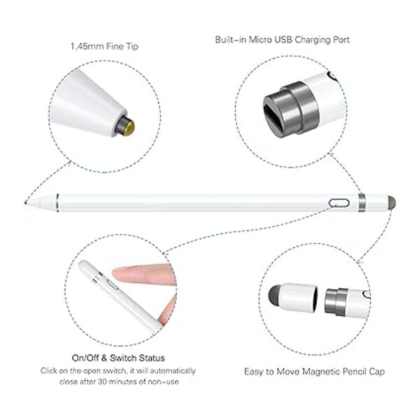 Lápiz óptico activo compatible con pantallas táctiles iOS_2