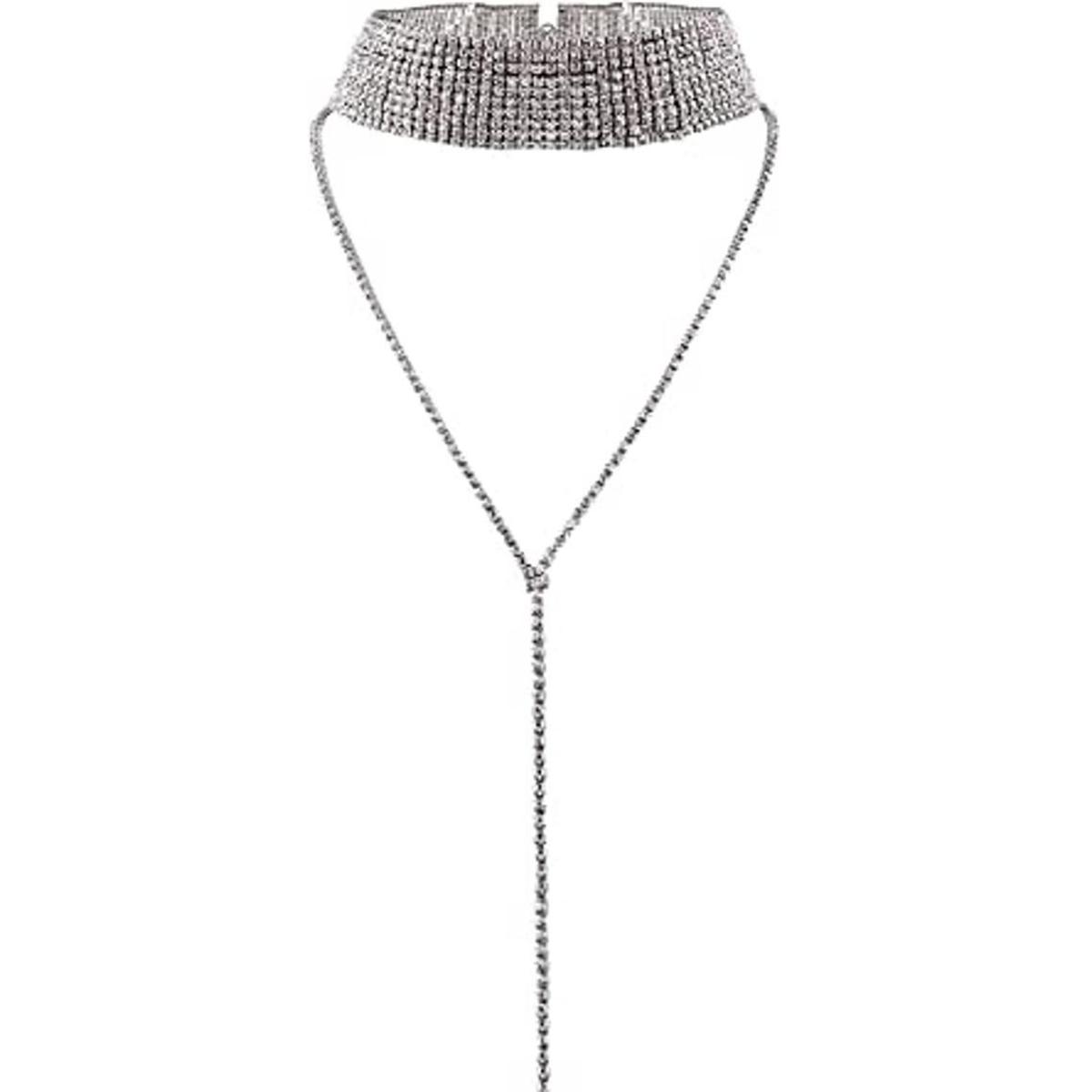 Kercisbeauty Gargantilla de diamantes de imitación