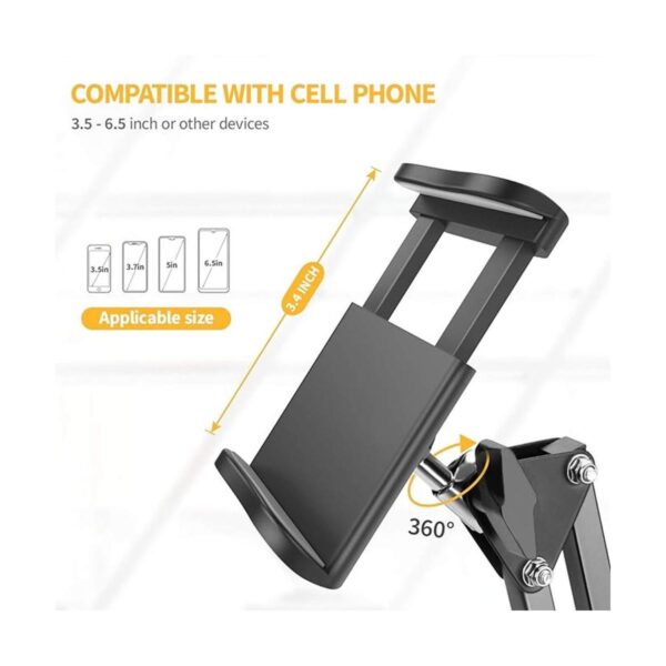 Soporte de teléfono celular abrazadera de clip de