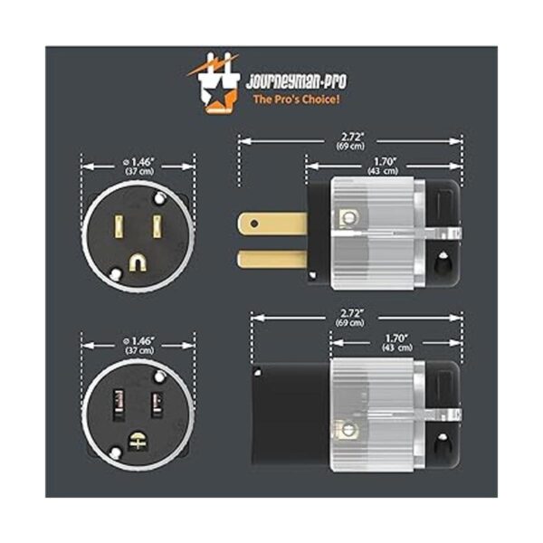 JourneymanPro 515CVLIT Cable de repuesto para enchufes