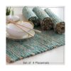 Chardin home Juego de 4 manteles individuales de yute_4