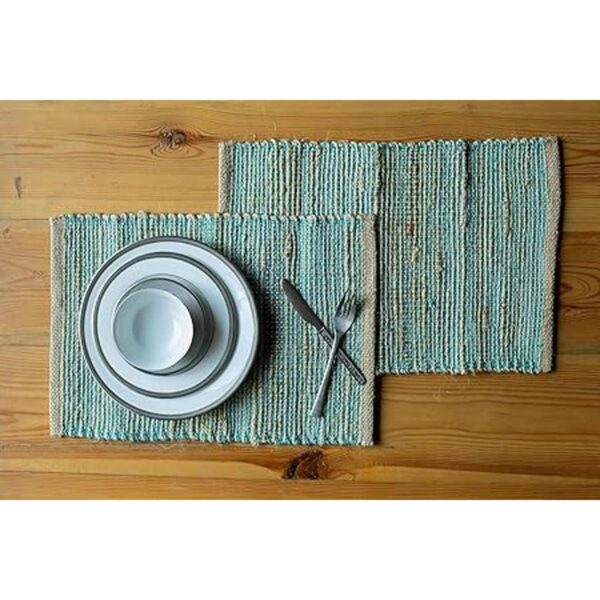 Chardin home Juego de 4 manteles individuales de yute_2