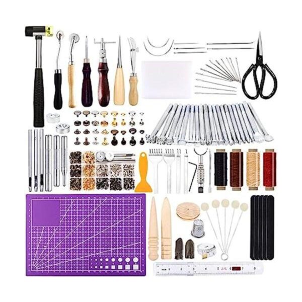 Kit de 183 piezas de cuero kit de herramientas de trabajo_1