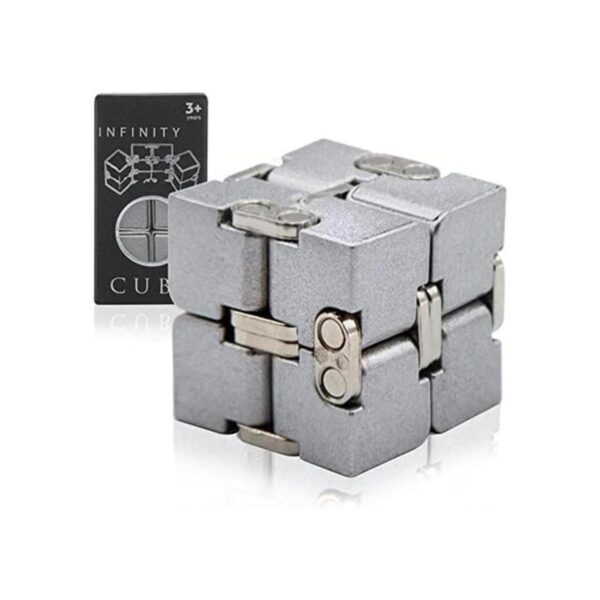 Juguete para la ansiedad cubo infinito de aluminio para_1